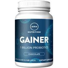 Сывороточный протеин mRM All Natural Gainer Chocolate Протеиновый комплекс с пробиотиками с шоколадным вкусом 1,512 г