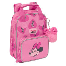 SAFTA With Handles Minnie Mouse Loving Backpack