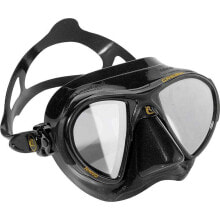 Masks and snorkels for scuba diving