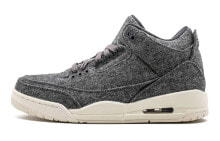 Jordan Air Jordan 3 Retro Wool 低帮 复古篮球鞋 GS 深灰 / Кроссовки Jordan Air Jordan 3 Retro Wool GS 861427-004