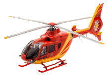 Сборные модели и аксессуары для детей revell EC135 Air-Glaciers 1:72 Сборочный комплект Винтокрылый летательный аппарат 04986