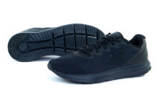 Мужская спортивная обувь для бега Мужские кроссовки спортивные для бега черные текстильные низкие Under Armour 3024136-002