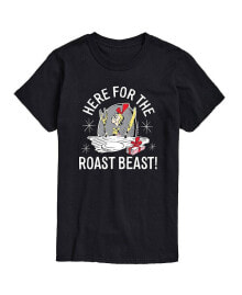 Купить черные мужские футболки и майки AirWaves: Men's Dr. Seuss The Grinch Roast Beast Graphic T-shirt