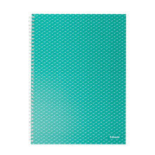 ESSELTE Wiro Cardboard Covers Color Breeze A4 Striped Pattern Notebook