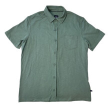 GAP Men's Soft Short Sleeve Knit Button Down Shirt, GP005442 купить онлайн