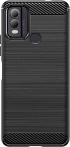 Hurtel Etui silikonowe Carbon Case do Nokia C22 - czarne