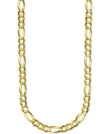 Купить ювелирные кулоны и подвески Italian Gold: Figaro Link 18" Chain Necklace in 14k Gold