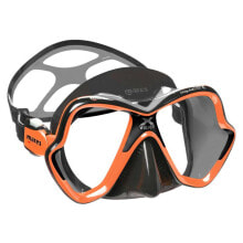 Masks and snorkels for scuba diving