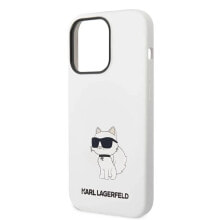 KARL LAGERFELD Klhcp14Lsnchbch iPhone 14 Pro 6.1 Silicone Choupette phone case