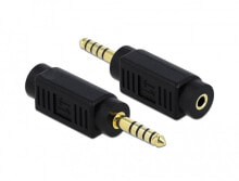 DeLOCK 65994 кабельный разъем/переходник 4.4 mm 5 pin 3.5 mm 3 pin Черный