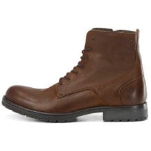 Мужские высокие ботинки JACK & JONES Fworka Leather 19 STS Boots