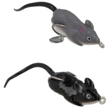 Приманки и мормышки для рыбалки sEA MONSTERS Floating Mouse Spin Soft Lure 45 mm