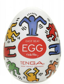 Dehnbarer Masturbator in Eiform - Tenga Egg Keith Haring Dance