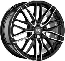 Колесный диск литой MSW MSW 72 gloss black full polished 8x18 ET50 - LK5/108 ML73.1