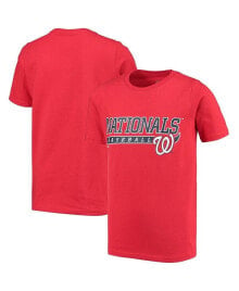 Outerstuff big Boys Red Washington Nationals Take the Lead T-shirt
