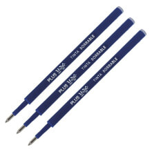 Refill for ballpoint pen Plus Blue (3 Units)