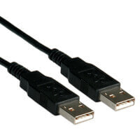 USB 2.0 Cable - Type A-A 3 m - 3 m - USB A - USB A - USB 2.0 - Male/Male - Black