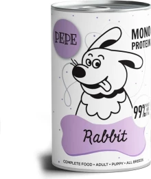 Wet food Paka Zwierzaka Pepe Rabbit Rabbit 400 g