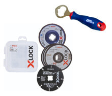 Bosch X-Lock Schleifmittelset 125mm & Echter Werkzeugfan Flaschenöffner купить в интернет-магазине