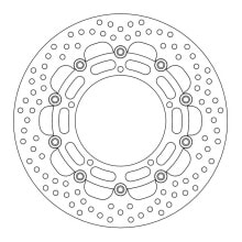 MOTO-MASTER Halo Yamaha 112167 Front Brake Disc