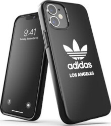 Чехлы для смартфонов adidas ETUI ADIDAS OR SNAP CASE LOS ANGELES IPHONE 12 MINI CZARNY standard