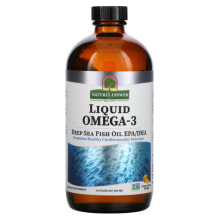 Fish oil and Omega 3, 6, 9 nature&#039;s Answer, Liquid Omega-3, Deep Sea Fish Oil EPA/DHA, Orange, 16 fl oz (480 ml)