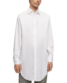 Белые мужские рубашки Hugo Boss купить со скидкой
