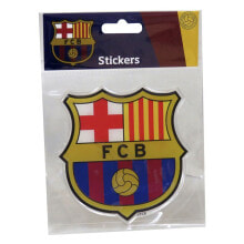 FC BARCELONA 10x10 cm Bubble Emblem Sticker