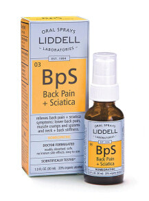 Болеутоляющие и противовоспалительные средства Liddell Homeopathic Back Pain Sciatica Гомеопатический оральный спрей от боли в спине 30 мл