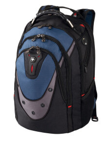Мужские рюкзаки для ноутбуков wenger/SwissGear 600638 сумка для ноутбука 43,2 cm (17") чехол-рюкзак Черный, Синий