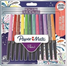 Paper Mate PAPER MATE Faserschreiber Flair 12er METALLIC M 0.7 mm Blister