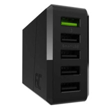 GREEN CELL 5xUSB Switched Feeder 52W