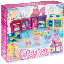 Детские игровые наборы и фигурки из дерева игровой набор Pinypon 700016208 Магазин, 1 фигурки продавщицы и аксессуарами