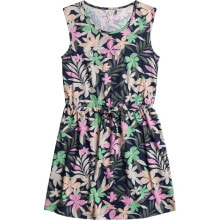 Roxy Surfs Up Print Sleeveless Short Dress