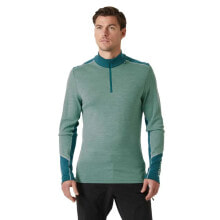 Купить мужские спортивные футболки и майки Helly Hansen: HELLY HANSEN Lifa Merino Midweight half zip long sleeve T-shirt