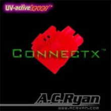 Кабели и разъемы для аудио- и видеотехники AC Ryan Connectx™ ATX4pin (P4-12V) Female - UVRed 100x Красный ACR-CB8096