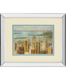 Classy Art cityscape by Longo Mirror Framed Print Wall Art, 34