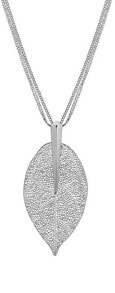 Ювелирные колье silver necklace with laurel leaf