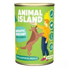 Wet food ANIMAL ISLAND Faisan con zanahorias Deer Pheasant 400 g