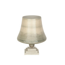 Vase Romimex Beige Grey Glass Marble 26 x 34 x 26 cm