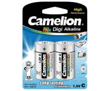 Батарейки и аккумуляторы для аудио- и видеотехники для мальчиков camelion LR14-BP2 Батарейка одноразового использования C Щелочной 11210214