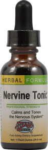 Витамины и БАДы для нервной системы Herbs Etc. Nervine Tonic Растительная пищевая добавка для расслабления и хорошего настроения 29,5мл