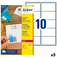 Printer Labels Avery L4612 White 25 Sheets 99,1 x 57 mm (5 Units)