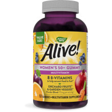Vitamins and dietary supplements for women nature&#039;s Way Alive! Women&#039;s 50+ Multivitamin Gummy -- 150 Gummies