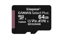 Карты памяти Kingston Technology Canvas Select Plus карта памяти 64 GB SDXC UHS-I Класс 10 SDCS2/64GB-2P1A