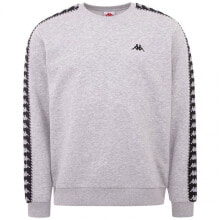 Мужской свитшот повседневный серый с логотипом Kappa Ildan Sweatshirt M 309004 15-4101M