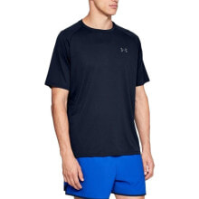 Мужские спортивные футболки Мужская футболка спортивная черная с логотипом Under Armour Tech 2.0 SS M 1326 413 408