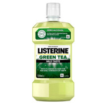 Listerine Green Tea Mouthwash Ополаскиватель для полости рта с вкусом зеленого чая и фтором от зубного налета и для здоровья десен 500 мл