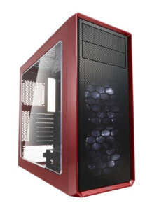 Компьютерные корпуса для игровых ПК fractal Design Focus G Midi Tower Черный, Красный FD-CA-FOCUS-RD-W