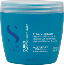 Maske für welliges und lockiges Haar - Alfaparf Semi Di Lino Curls Enhancing Mask